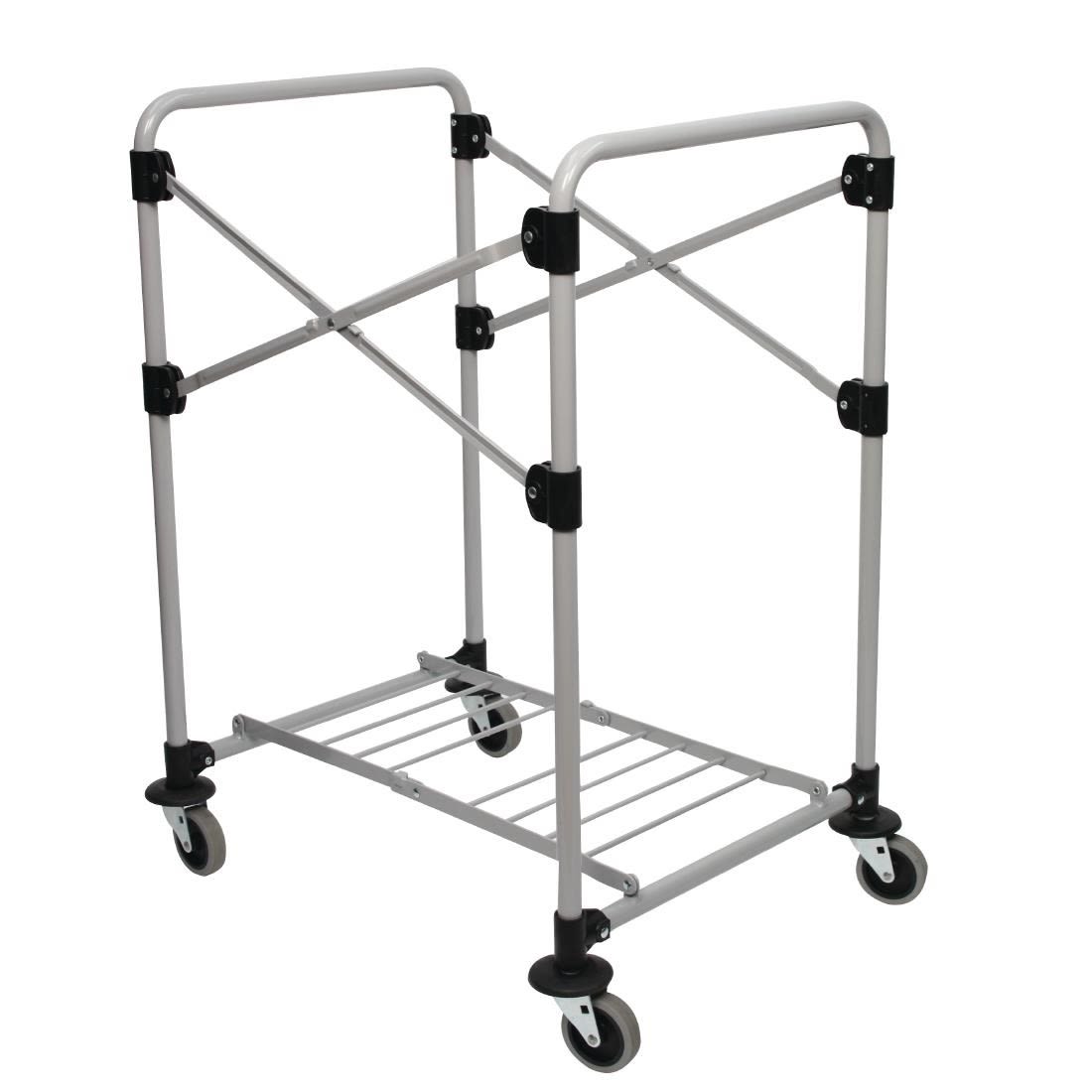 Rubbermaid Commercial Products Frame Folding Cart, 150L Load