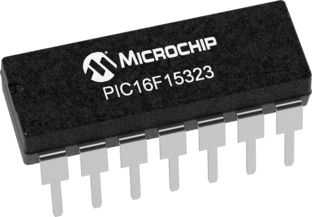 Microchip PIC16F15323-I/P, 8bit 8 bit CPU Microcontroller, PIC16, 32MHz, 3.5 kB Flash, 8-Pin PDIP