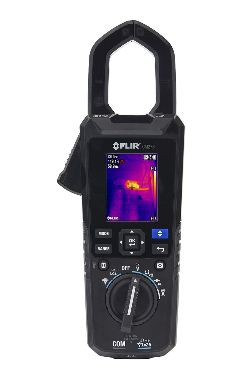 Flir CM275 Clamp Meter Bluetooth, 600A dc, Max Current 600A ac CAT III 1000 V, CAT IV 600 V