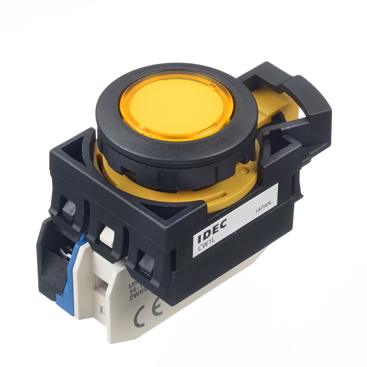 CW1L-M1E10QM4Y | Idec CW Series Illuminated Push Button, Panel Mount ...