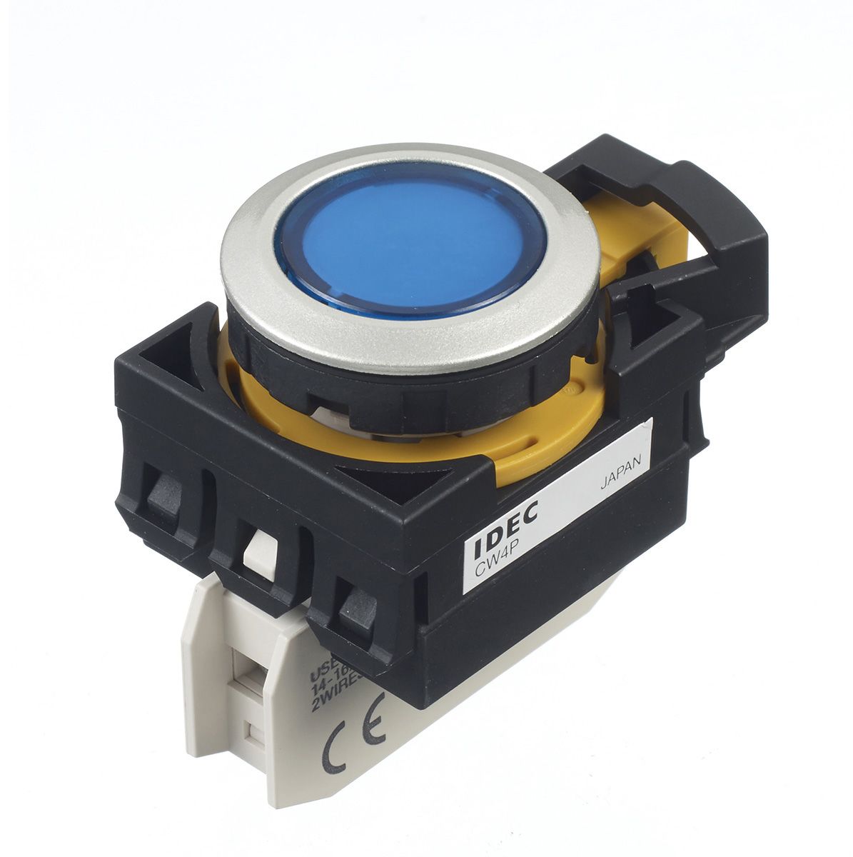 CW4P1EQM4S Idec CW Series Push Button, Panel Mount, 230 / 240V ac/dc