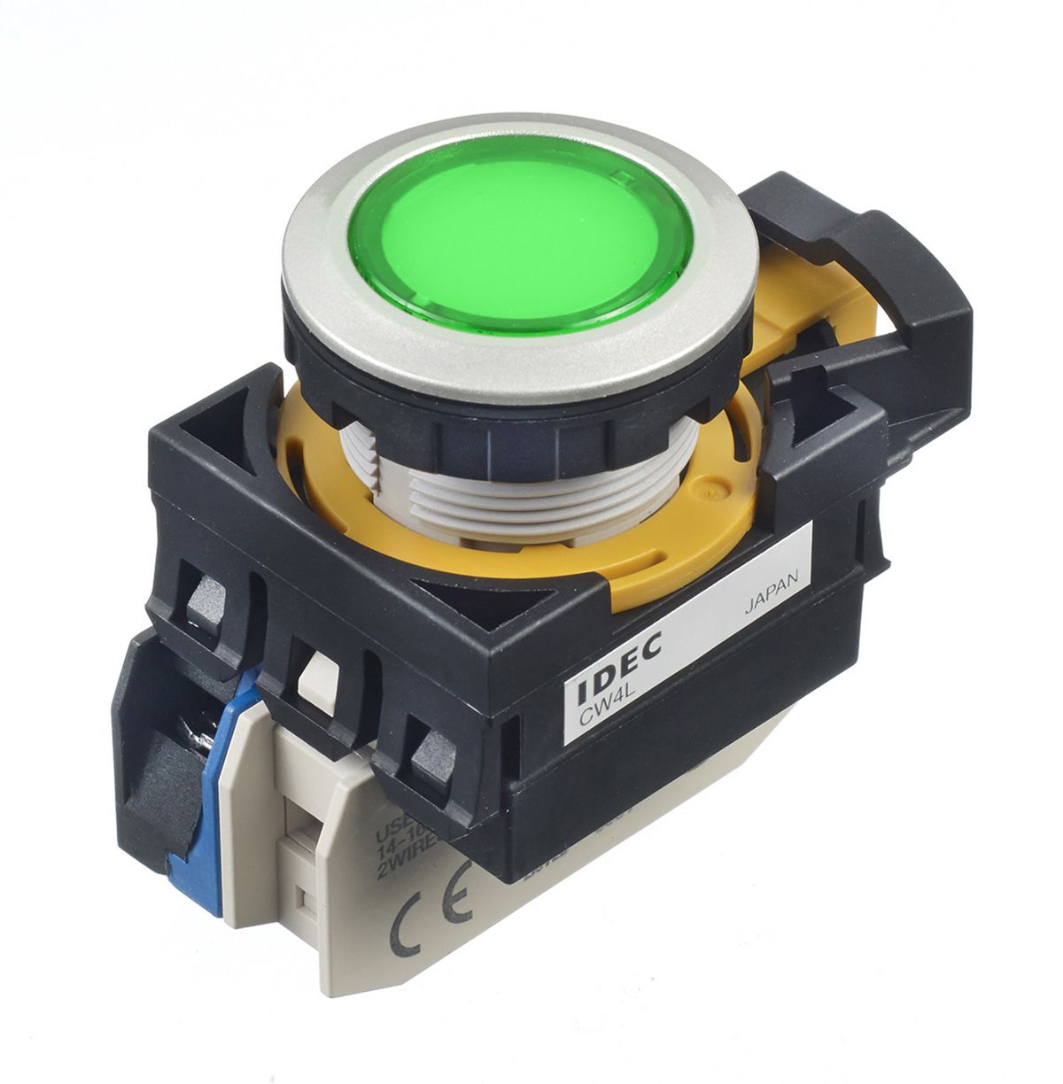 CW4L-A1E10Q4G | Idec CW Series Illuminated Push Button, Panel Mount, NO ...