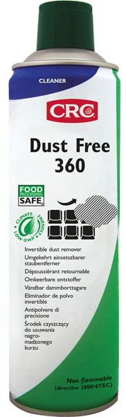 CRC 33114 Invertible DUST FREE 360 Air Duster, 250 ml