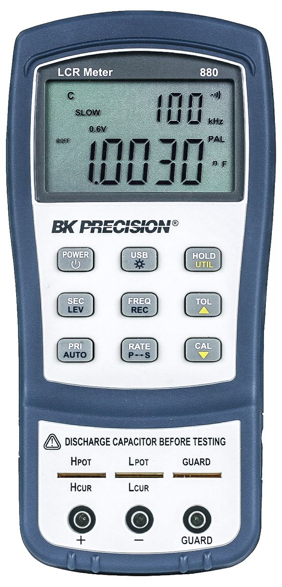 BK Precision BK880 Handheld LCR Meter 20mF, 10 MΩ, 1000H