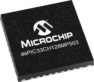 Microchip DSPIC33CH128MP503-I/M5, Microprocessor dsPIC33CH 16bit DSP, MCU 180 MHz, 200 MHz 36-Pin UQFN