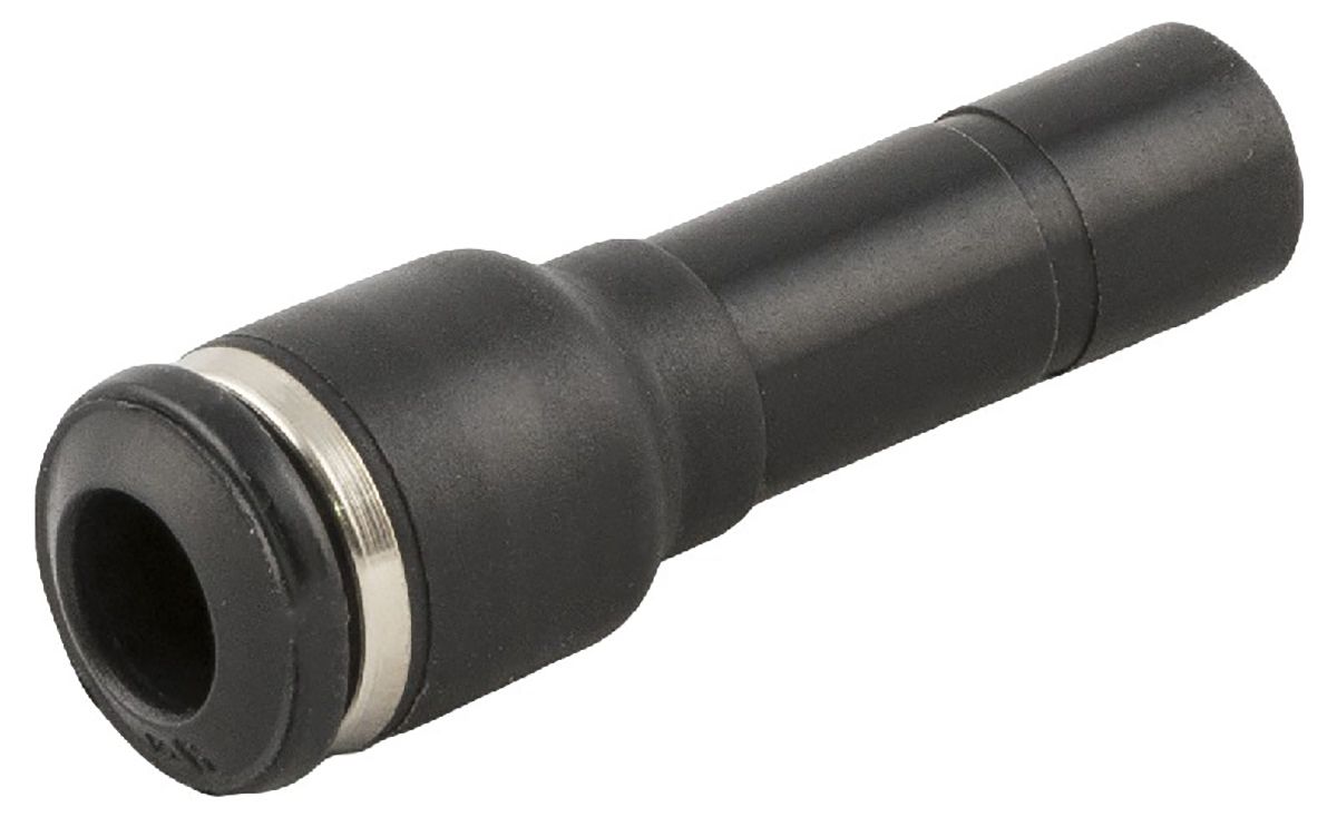 RS PRO Push-in Fitting, Push In 12 mm to Push In 8 mm, Tube-to-Tube Connection Style
