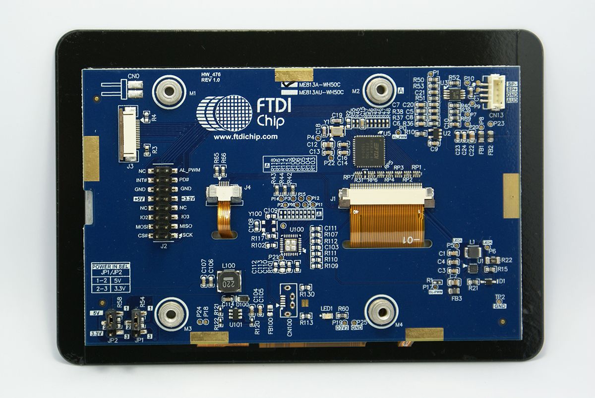 Carte d'affichage FT813 Embedded Video Engine (EVE) Graphics Controller IC