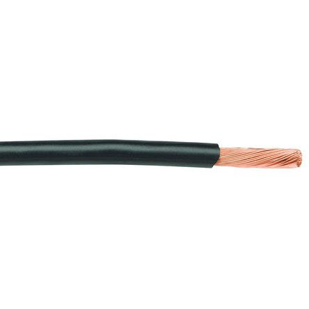 Alpha Wire Black 0.06 mm² PTFE Equipment Wire, 30 AWG, 7/0.10 mm, 30m, PTFE Insulation