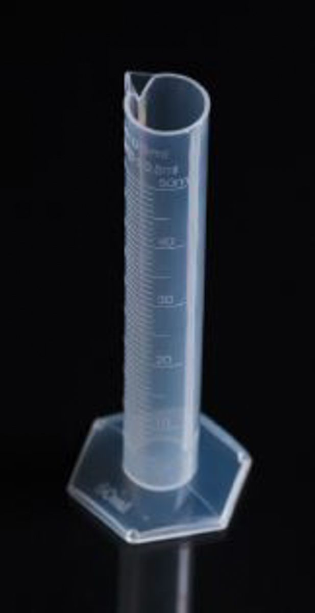 RS PRO PP Measuring Cylinder, 50ml