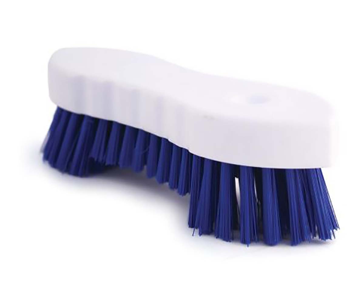 RS PRO Soft/Hard Bristle Blue Scrubbing Brush, PET bristle material | RS