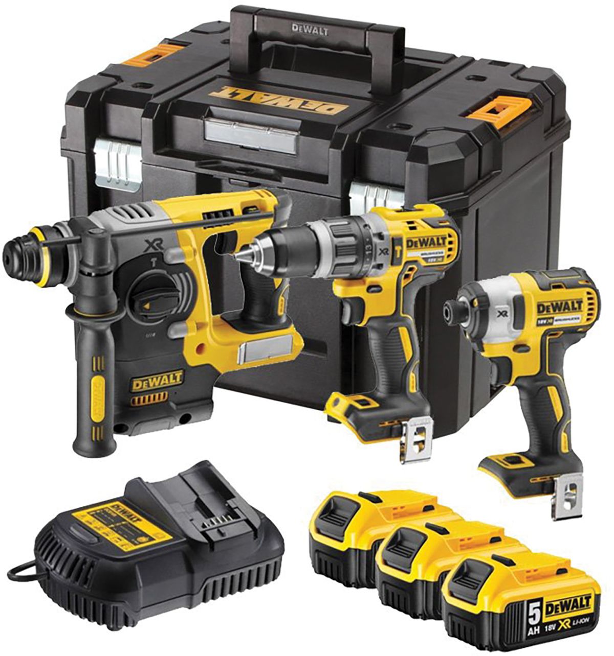 DeWALT DCK368P3T-GB, 18V Cordless Cordless Power Tool Kit | RS