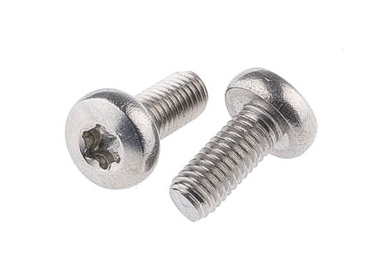 RS PRO Torx Pan A2 304 Stainless Steel Machine Screws ISO 14583, M1