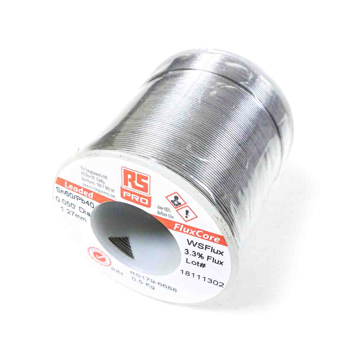 RS PRO Wire, 0.7mm Lead solder, 183°C Melting Point
