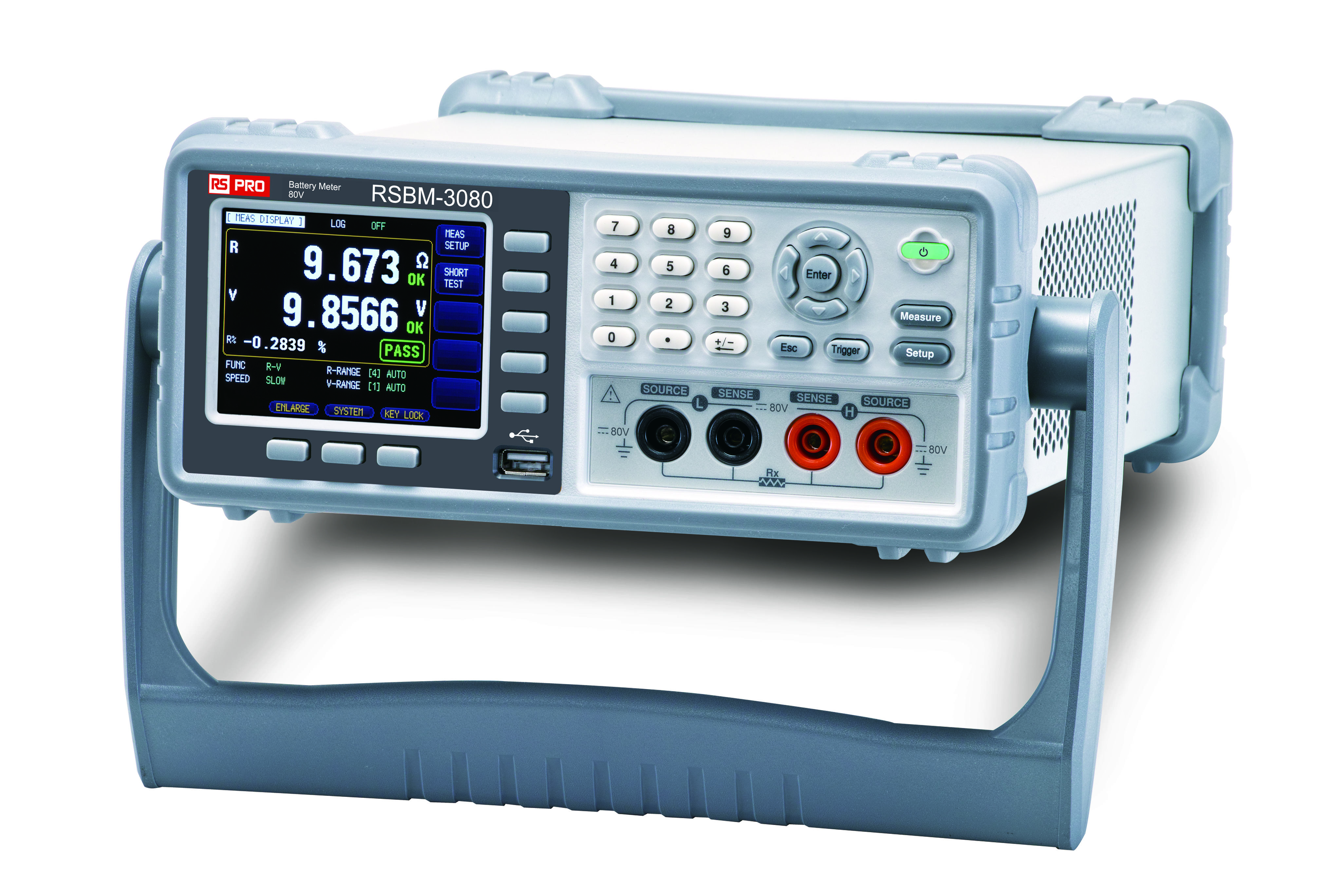 RS PRO RSBM3080 80 V Ohmmeter, Maximum Resistance Measurement 32000 Ω