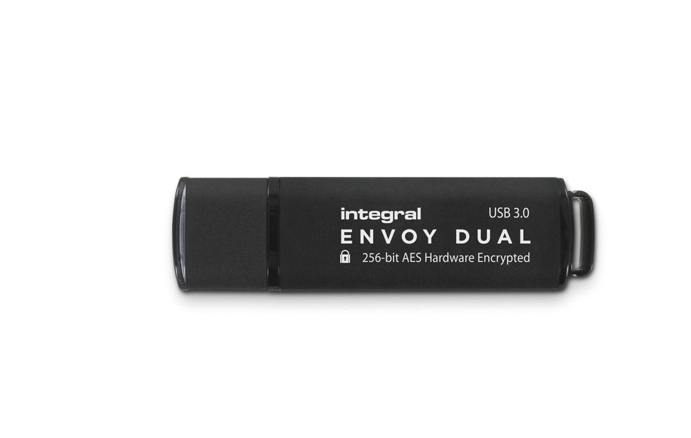 Integral Memory Crypto Envoy Dual 128 GB USB 3.0 USB Flash Drive