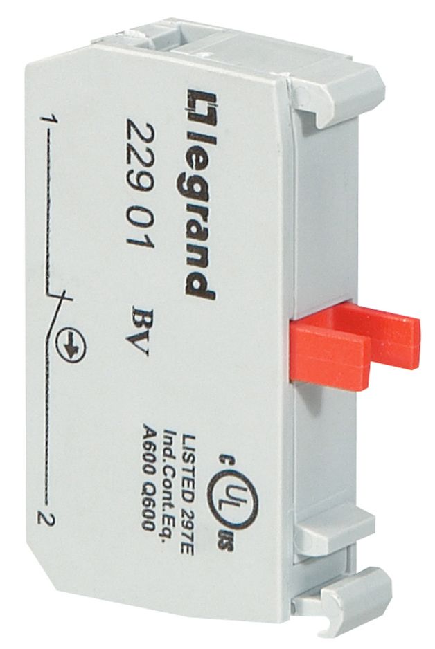 Legrand OSMOZ Contact & Light Block - NC 600 V ac