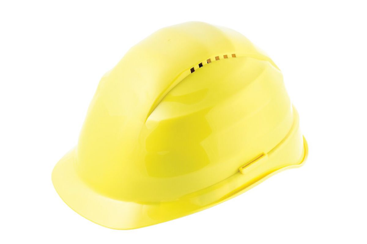 Alpha Solway Rockman Yellow Safety Helmet, Ventilated
