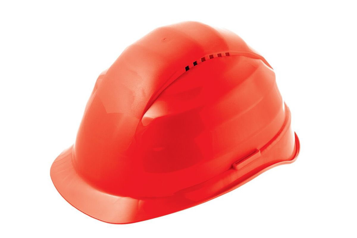 Alpha Solway Rockman Red Safety Helmet, Ventilated