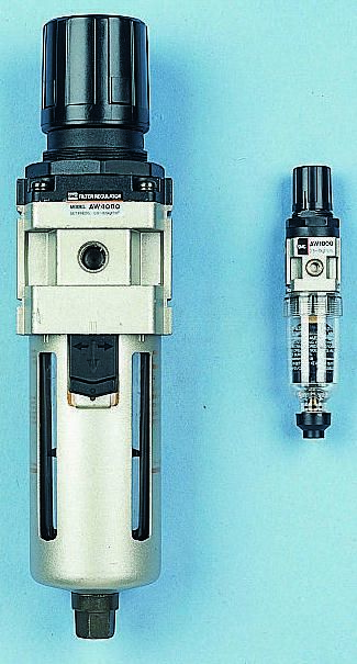 AW20-02BCE | SMC AC Filter Regulator, 5μm, Rc 1/4, Automatic | RS