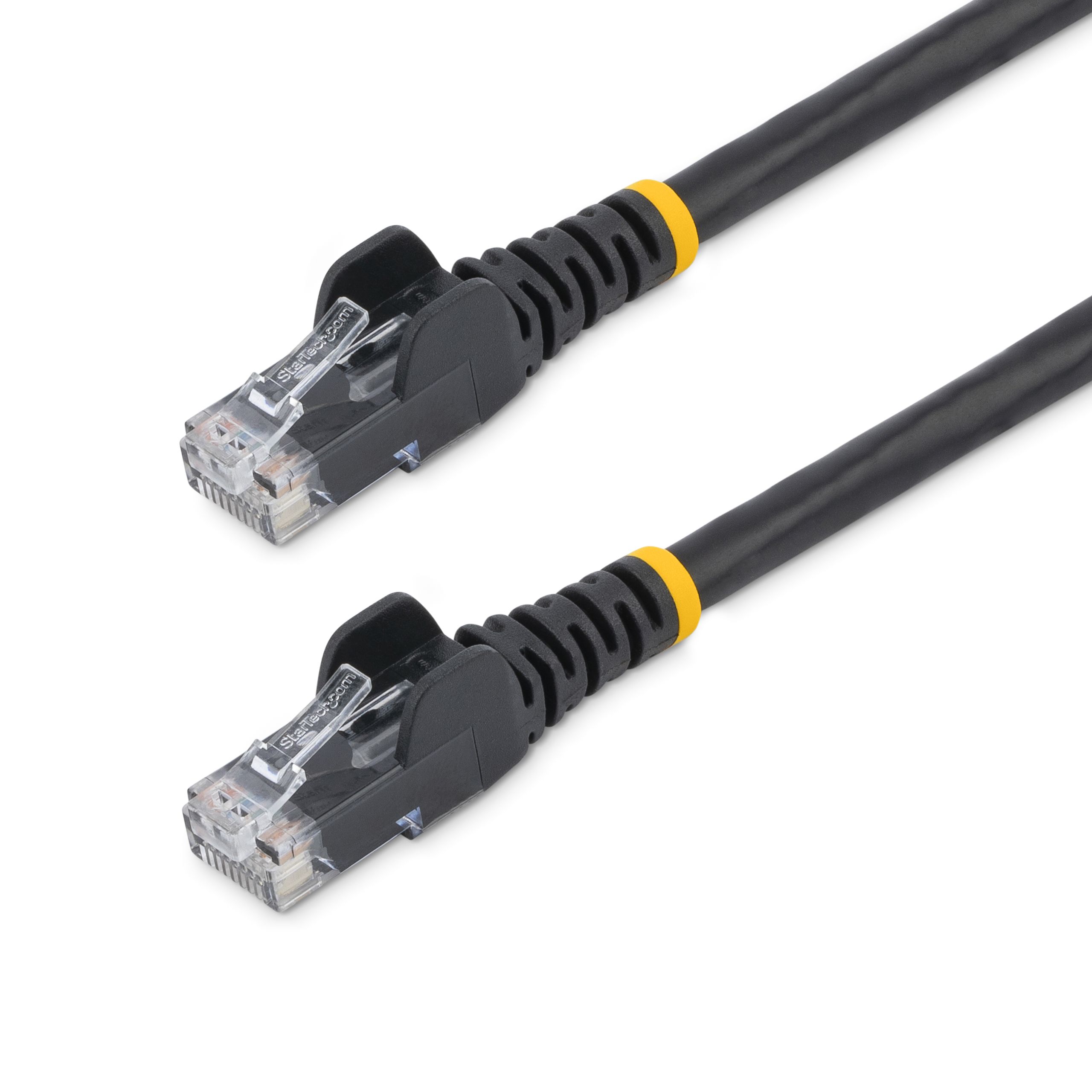StarTech.com Cat6 Ethernet Cable, RJ45 to RJ45, U/UTP Shield, Black PVC Sheath, 3m