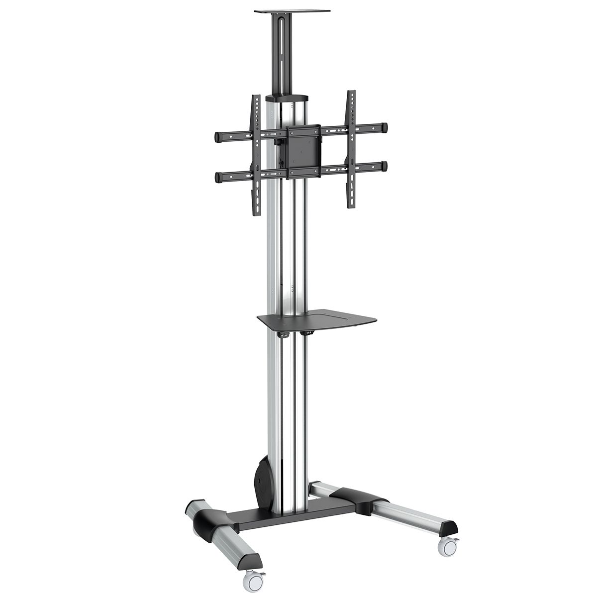 StarTech.com Floor Mounting Portable TV Stand for 1 x Screen, 75in Screen Size