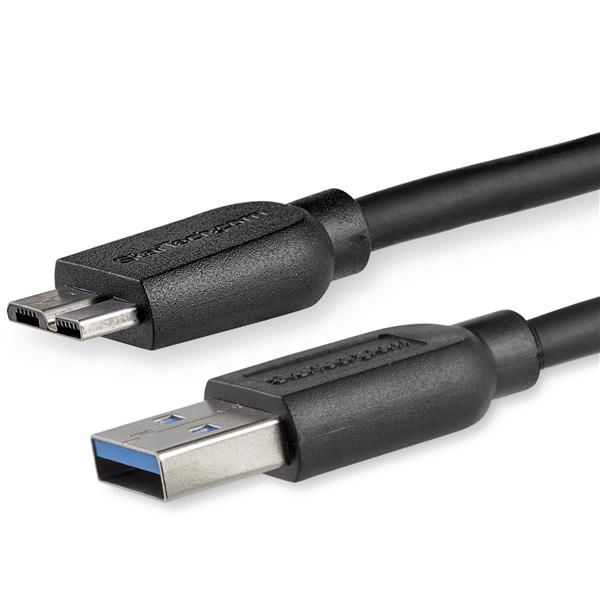 StarTech.com Male USB A to Male Micro USB B Cable, USB 3.0, 2m