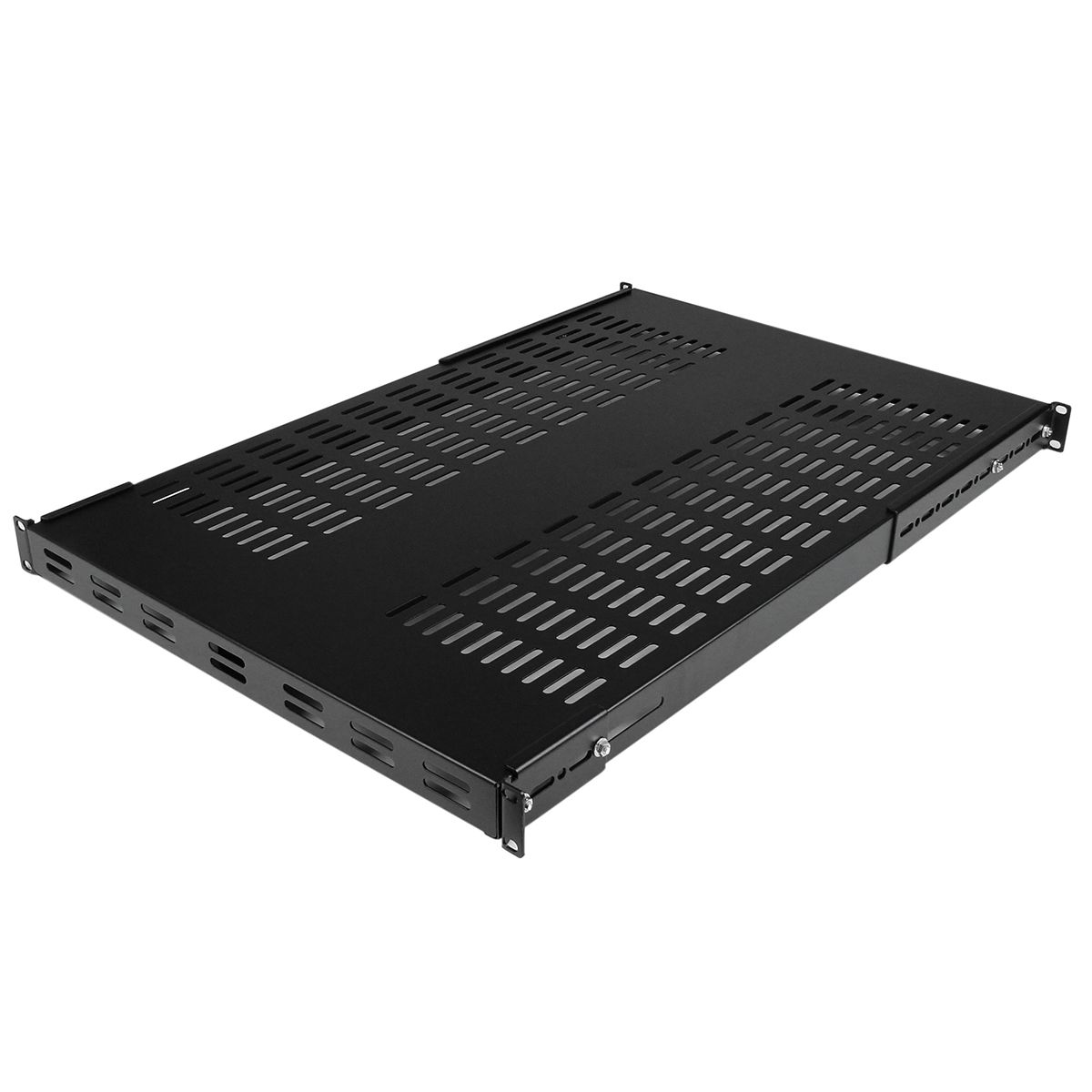 StarTech.com Black Shelf, 2U, 113kg Load, 450mm x 700mm