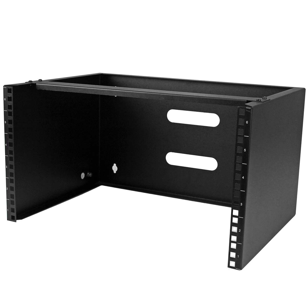 WALLMOUNT6 | StarTech.com Black 6U Steel Server Rack with 2-Post Frame ...