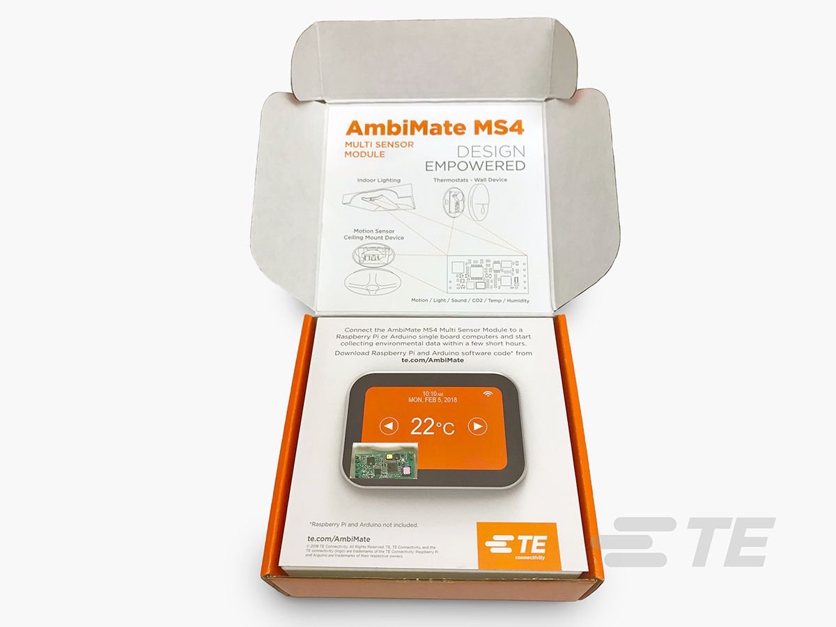 TE Connectivity Ambimate Sensor Development Kit Ambimate Sensor Module MS4 Series
