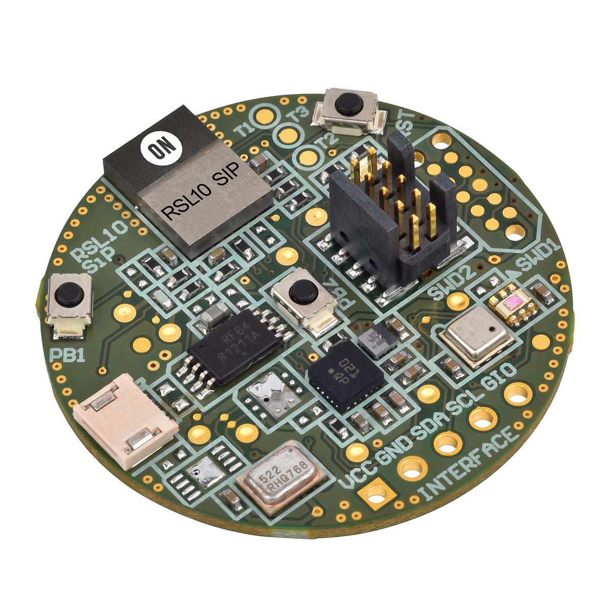 onsemi Sensor Development Kit for N24RF64DTPT3G, NCH-RSL10-101S51-ACG, NCH-RSL10-101WC51-ABG, NOA1305CUTAG