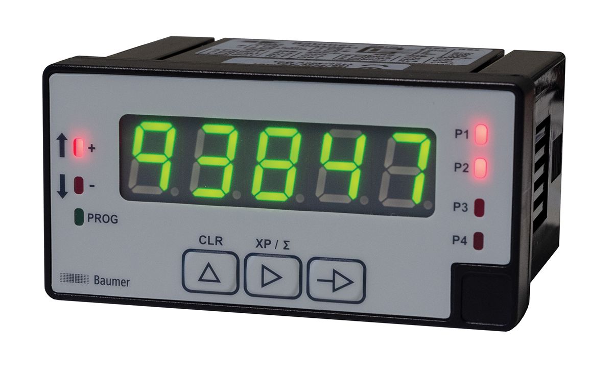 Baumer NE1218 Counter Counter, 5 Digit, 15kHz, 10.5 → 70 V dc, 21 → 53 V ac