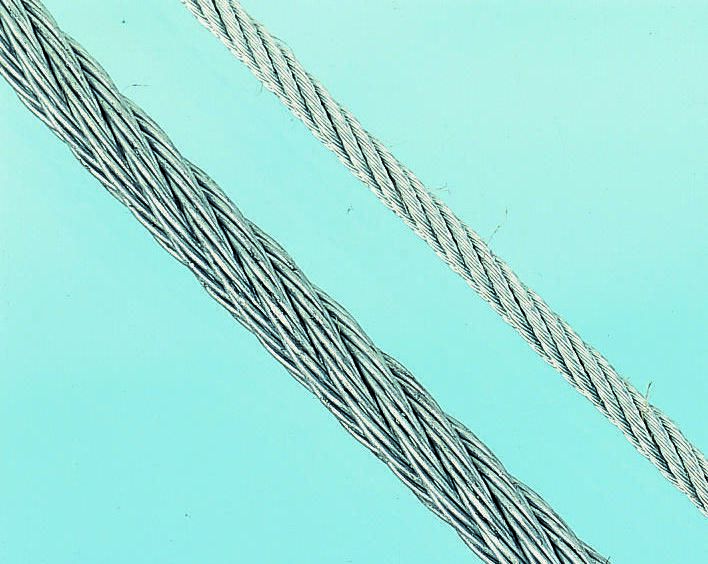 RS PRO Galvanised Metal Wire Rope, 50m