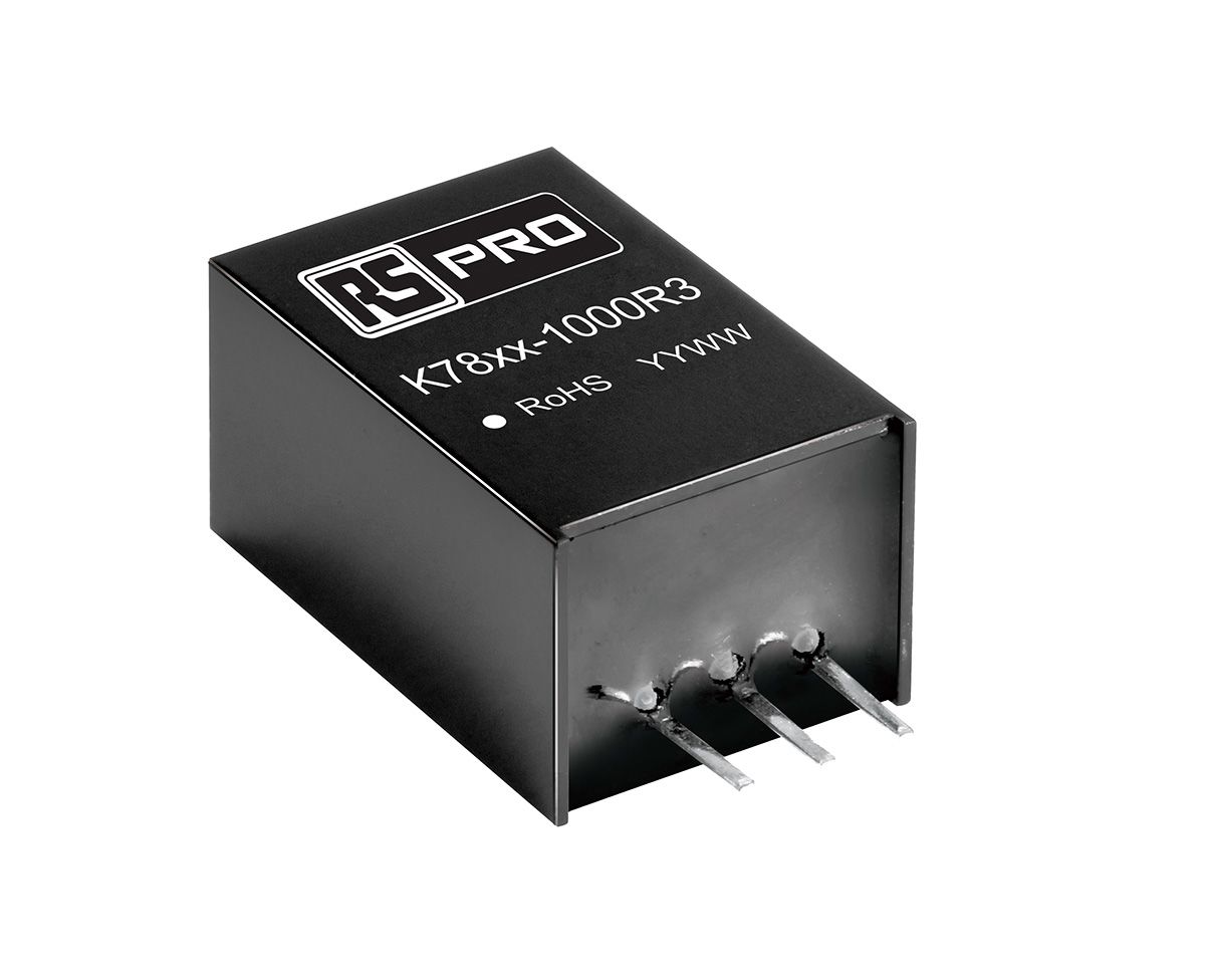 RS PRO PCB Mount Switching Regulator, 3.3V dc Output Voltage, 6 → 36V dc Input Voltage, 1A Output Current