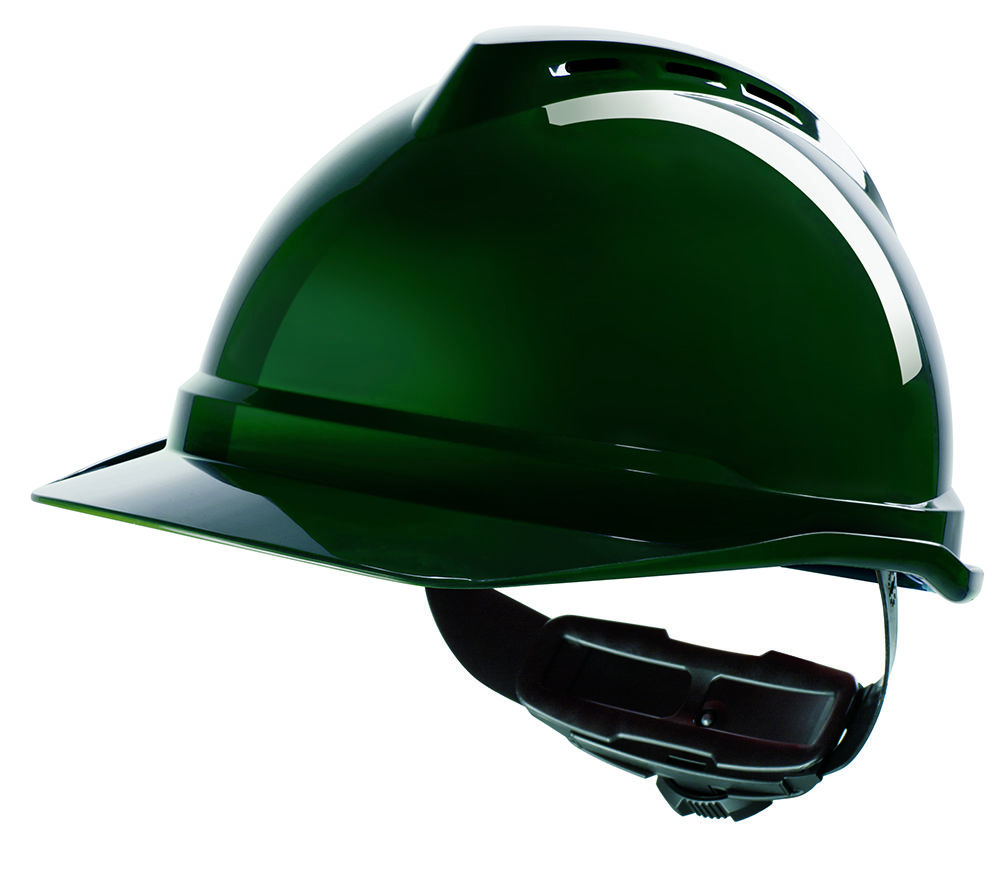 GV442-0000000-000 | MSA Safety V-Gard 500 Green Safety Helmet ...