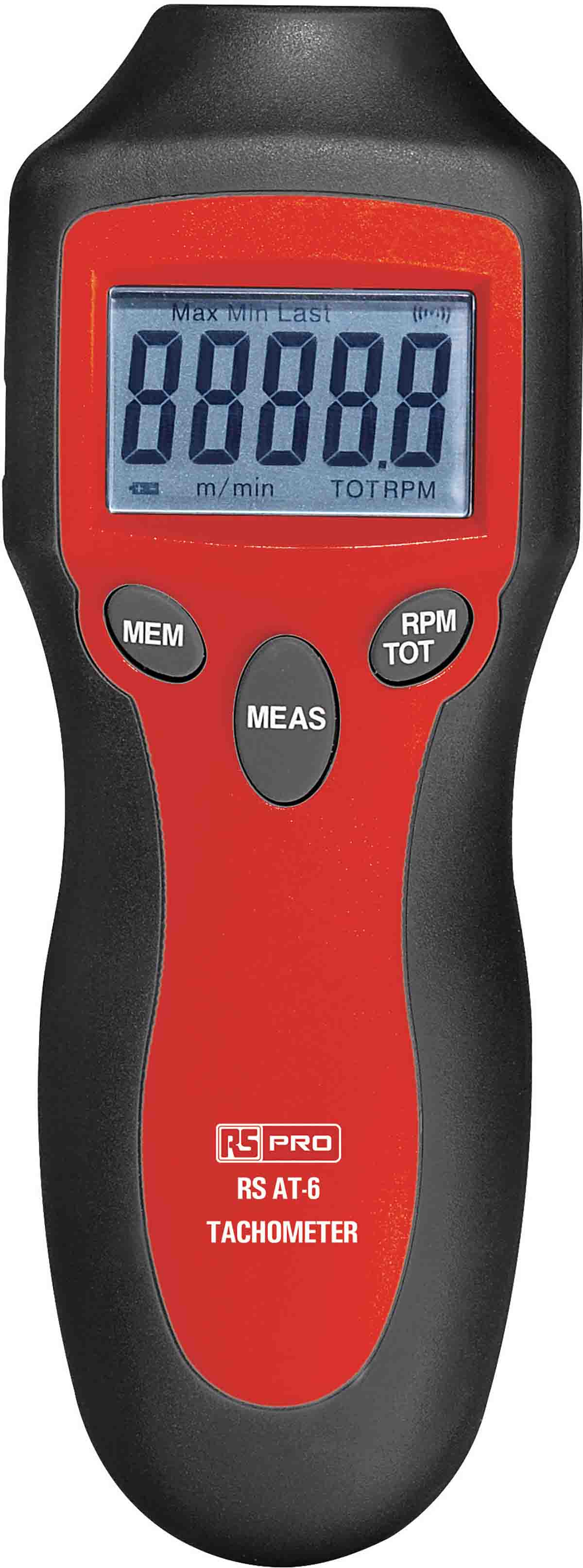 RS PRO Tachometer Best Accuracy ±0.05 Non Contact LCD RS