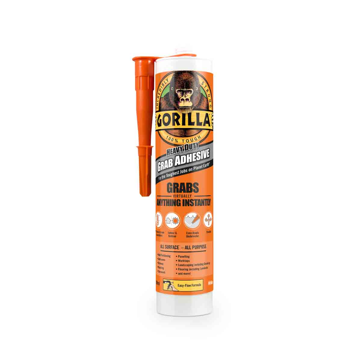 2044000 GORILLA GLUE EUROPE LTD GRAB ADHESIVE Paste Adhesive, 290 ml RS