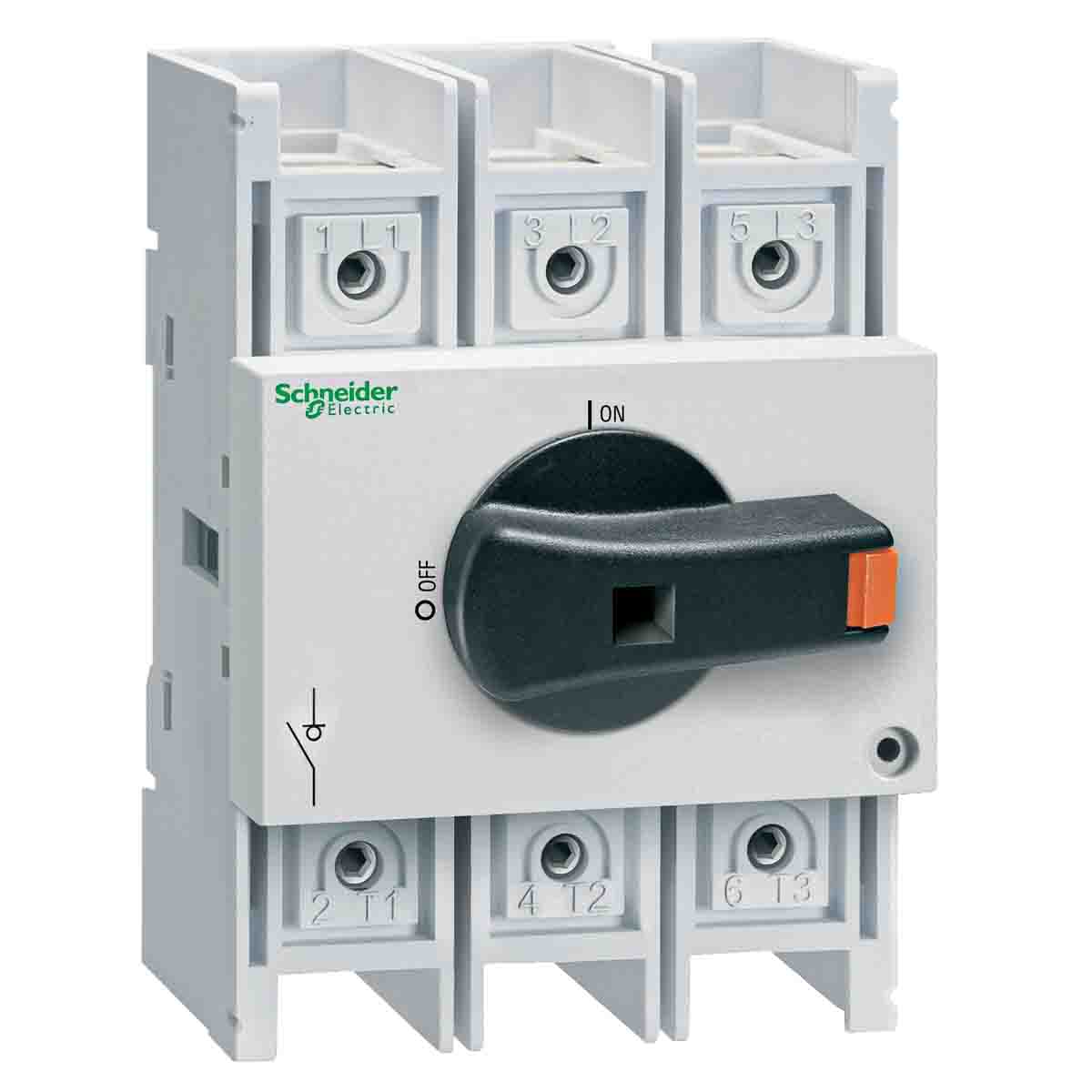 VLS3P100R2 Schneider Electric 3P Pole DIN Rail Isolator Switch 100A