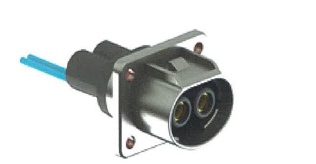 PL082X Cable Mount Powerlok Connector, Female to Male, 2 Way, 60.0A, 1.0 kV