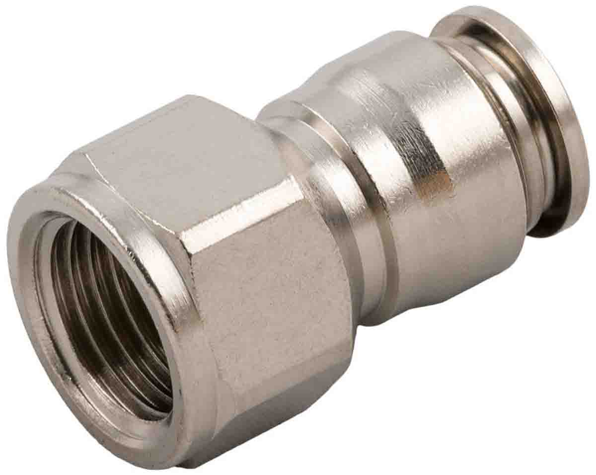 RS PRO Push-in Fitting to Push In 12 mm, Threaded-to-Tube Connection Style