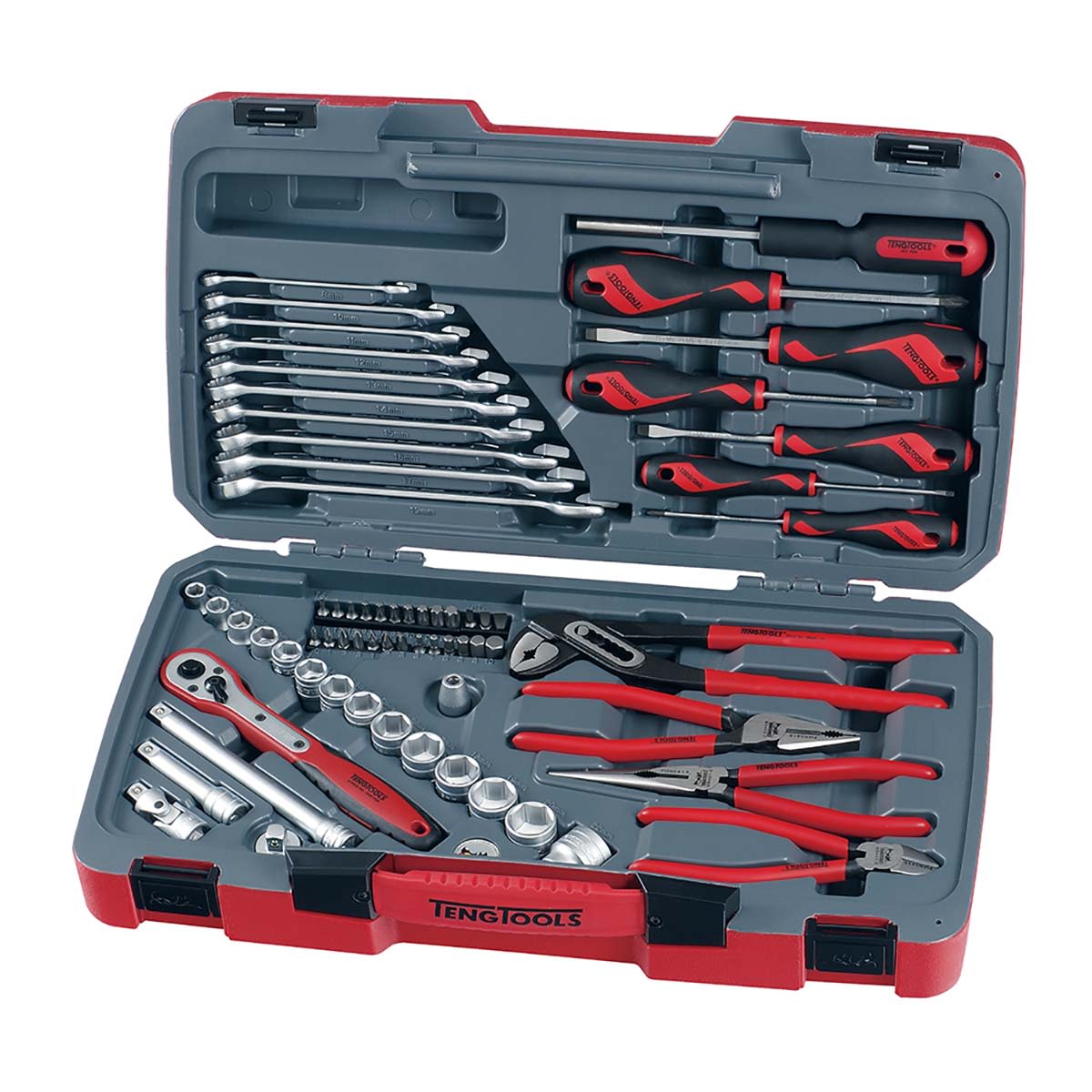 Teng Tools 67 Piece Automotive Tool Kit with Case