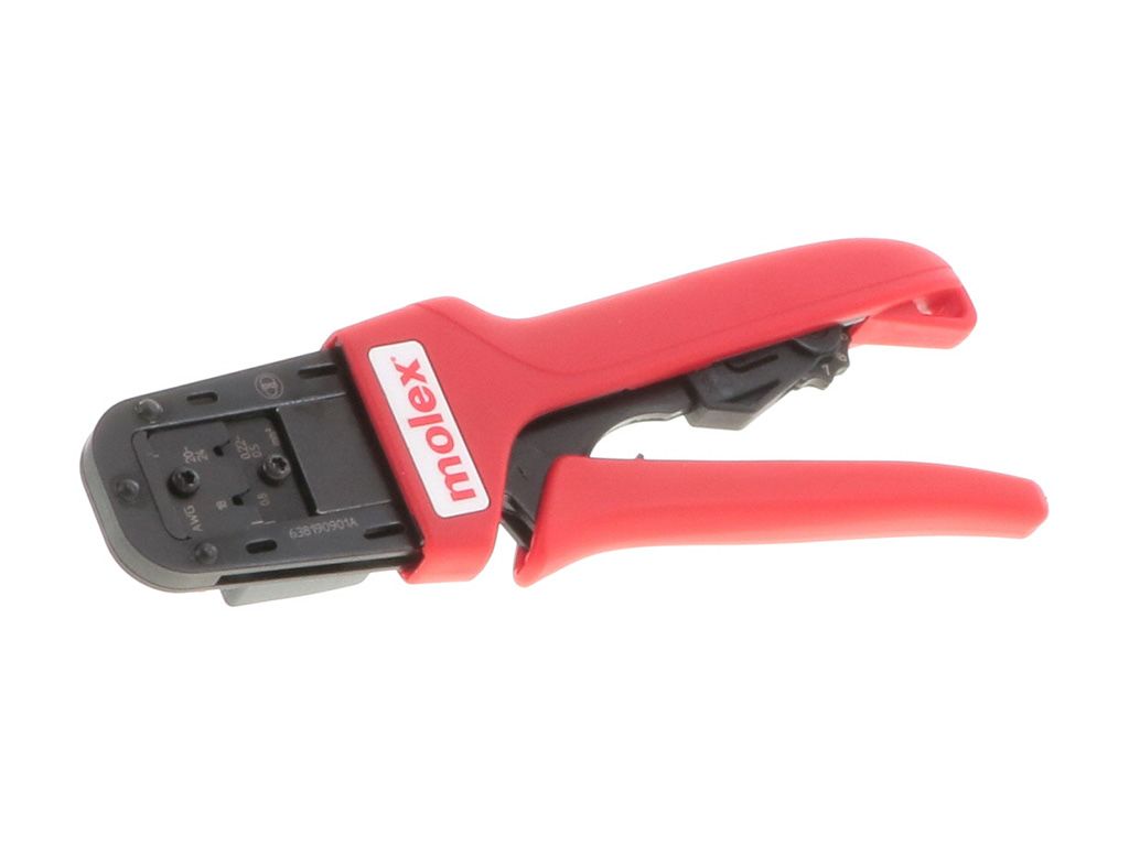 638190901 Molex Ratcheting Hand Crimping Tool for MiniFit Jr. Crimp Terminals RS