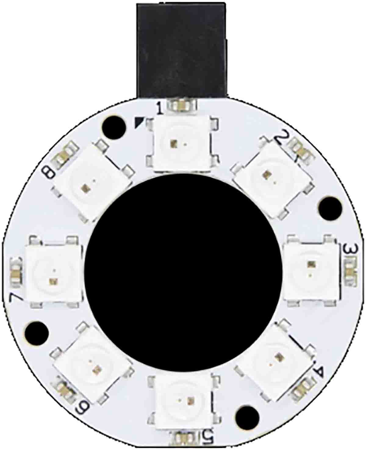 Pi Supply LED LED-Treiberevaluierungskit, NeoPixel Ring Light with 8 RGB
