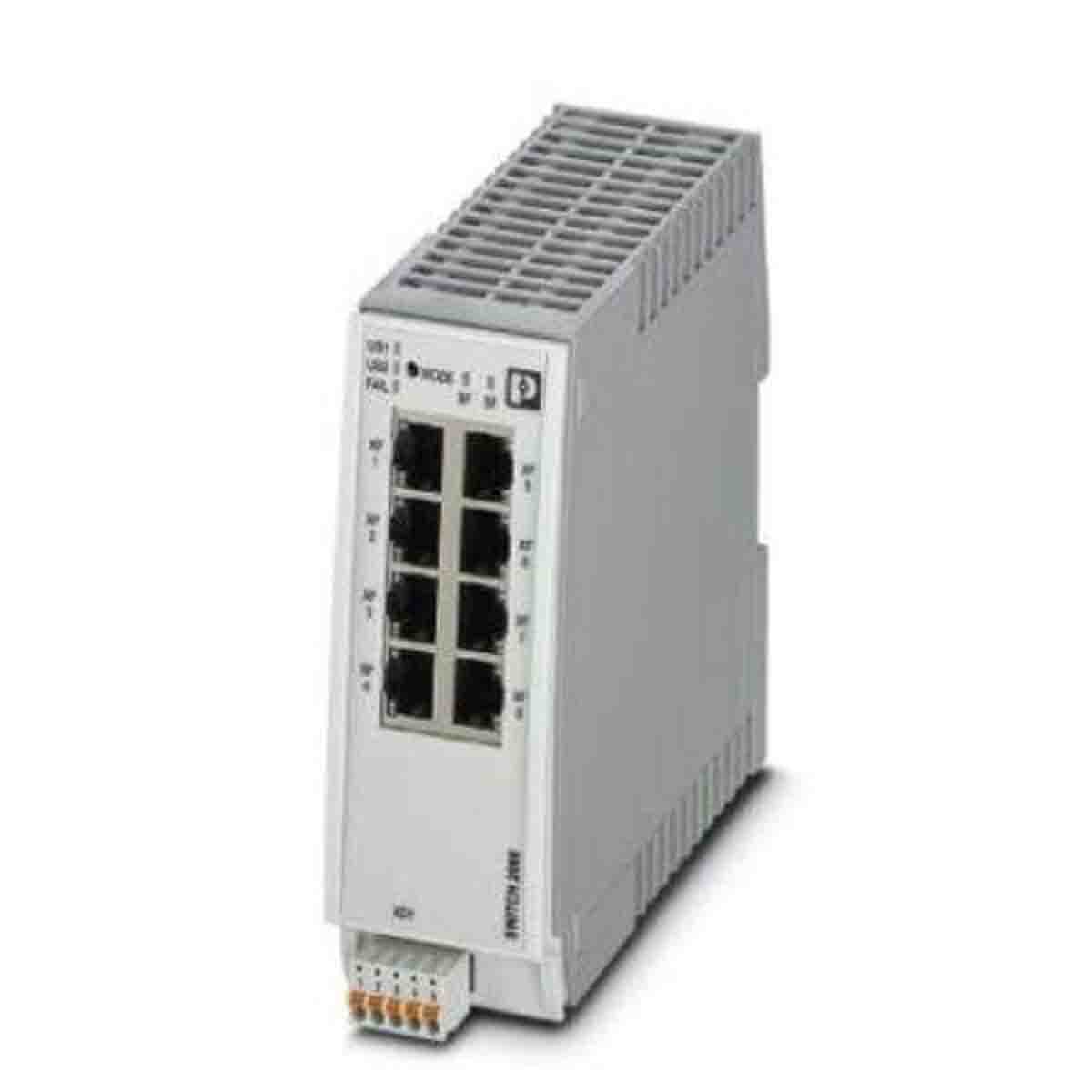 Phoenix Contact Ethernet kapcsoló 8 db RJ45 port, rögzítés: DIN-sín, 1000Mbit/s