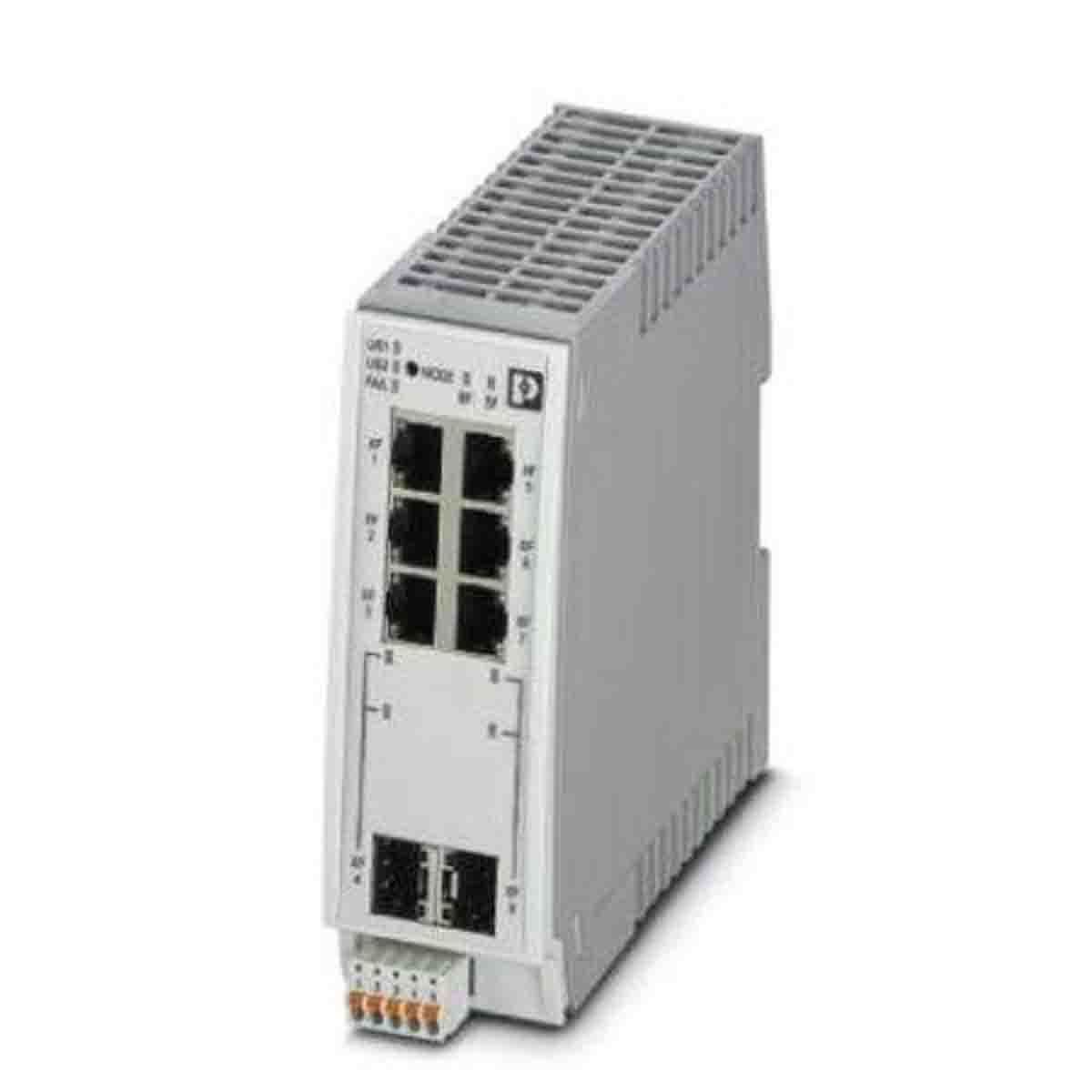 Phoenix Contact Ethernet kapcsoló 6 db RJ45 port, rögzítés: DIN-sín, 1000Mbit/s