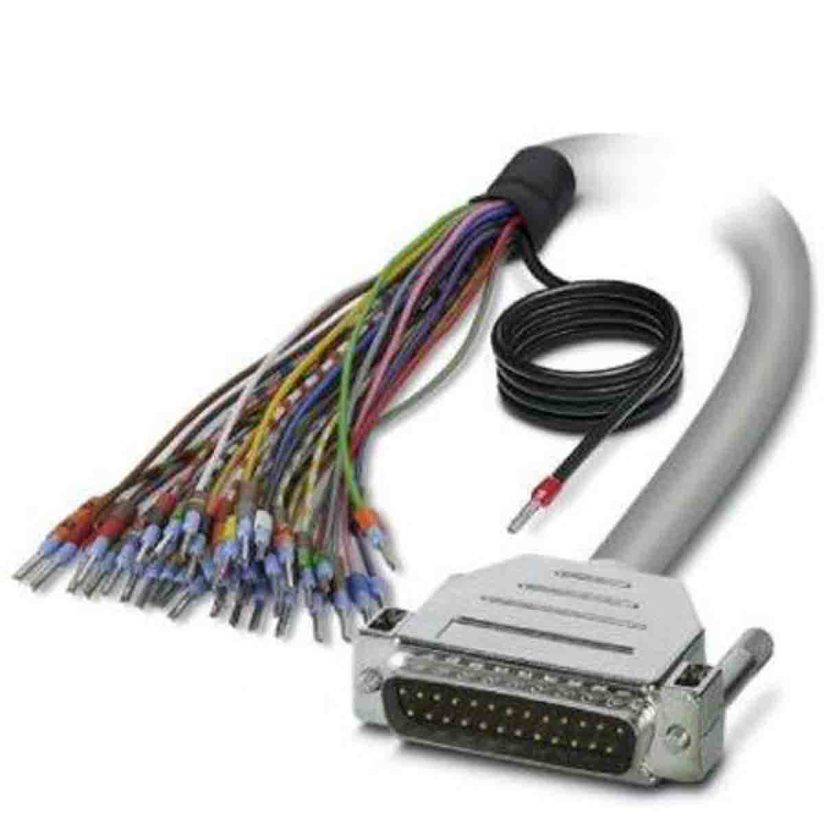 Phoenix Contact 6m 25 pin D-sub to Unterminated Serial Cable