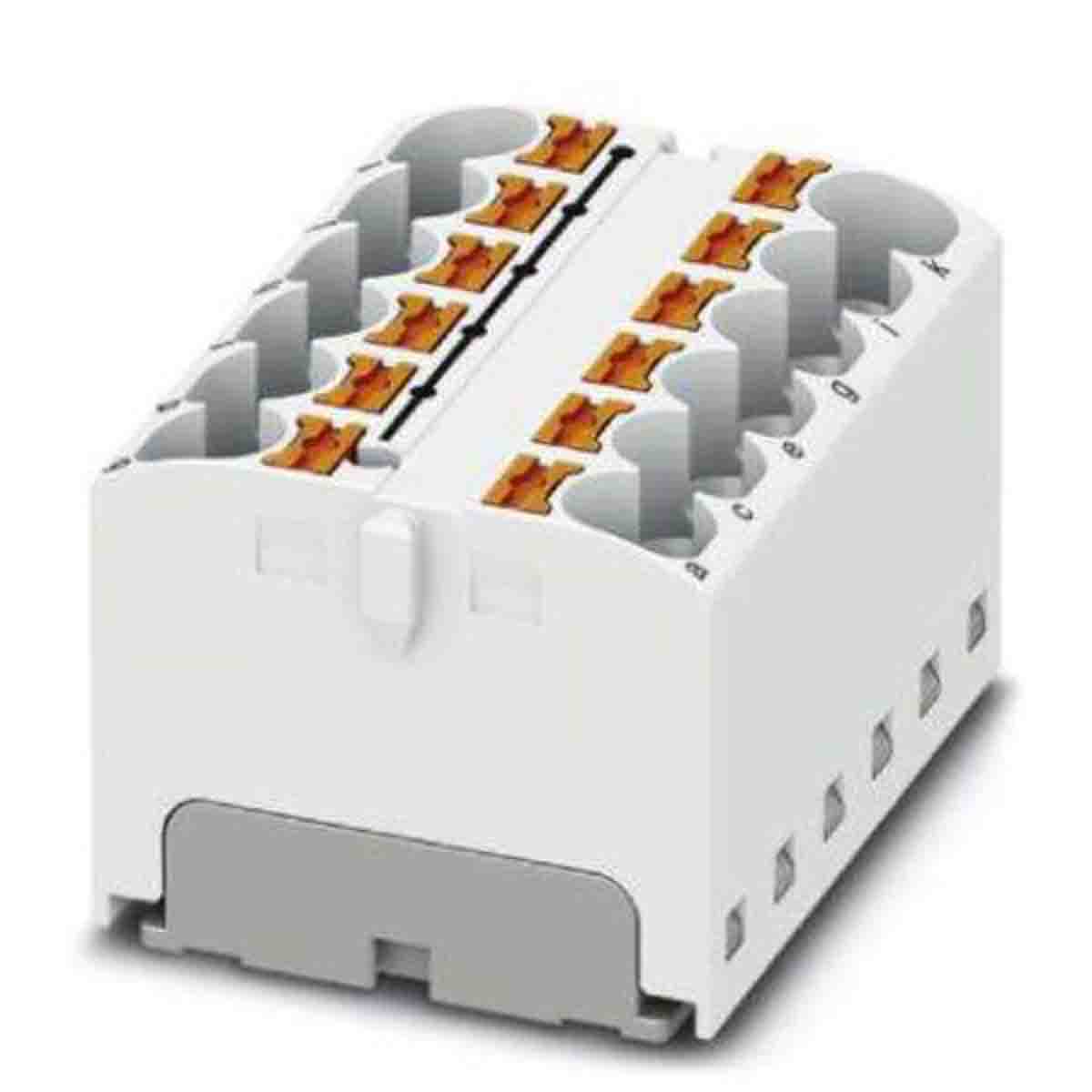 3273956 Phoenix Contact Distribution Block, 12 Way, 6mm², 32A, 450 V
