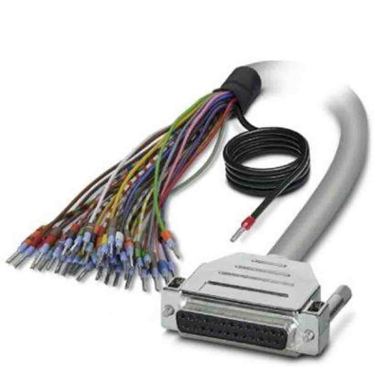 10m 25 pin D-sub to Unterminated Serial Cable