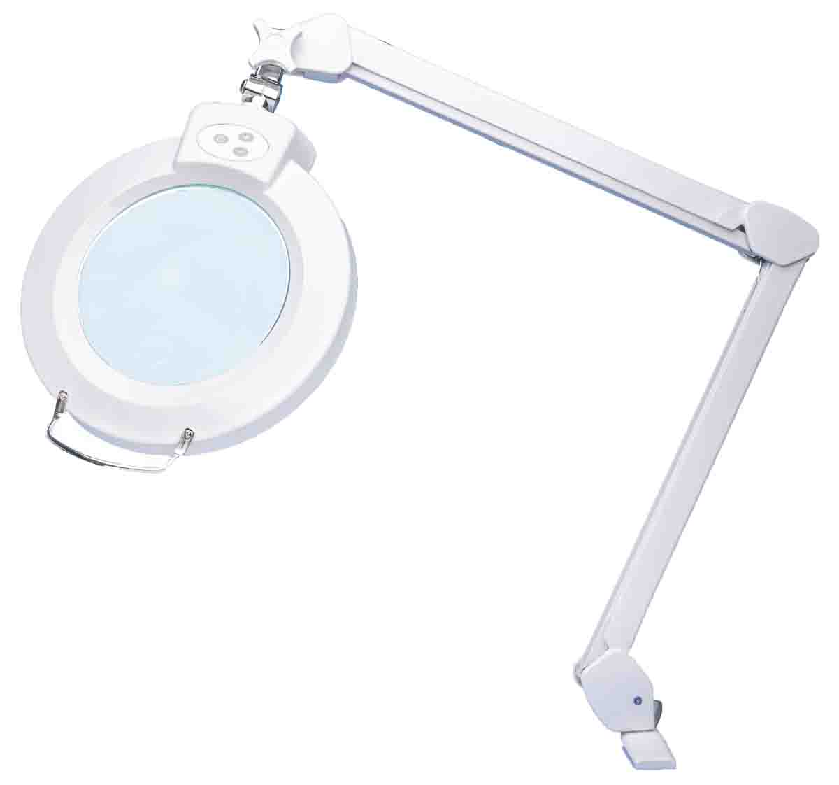 lighted magnifying glass table mount