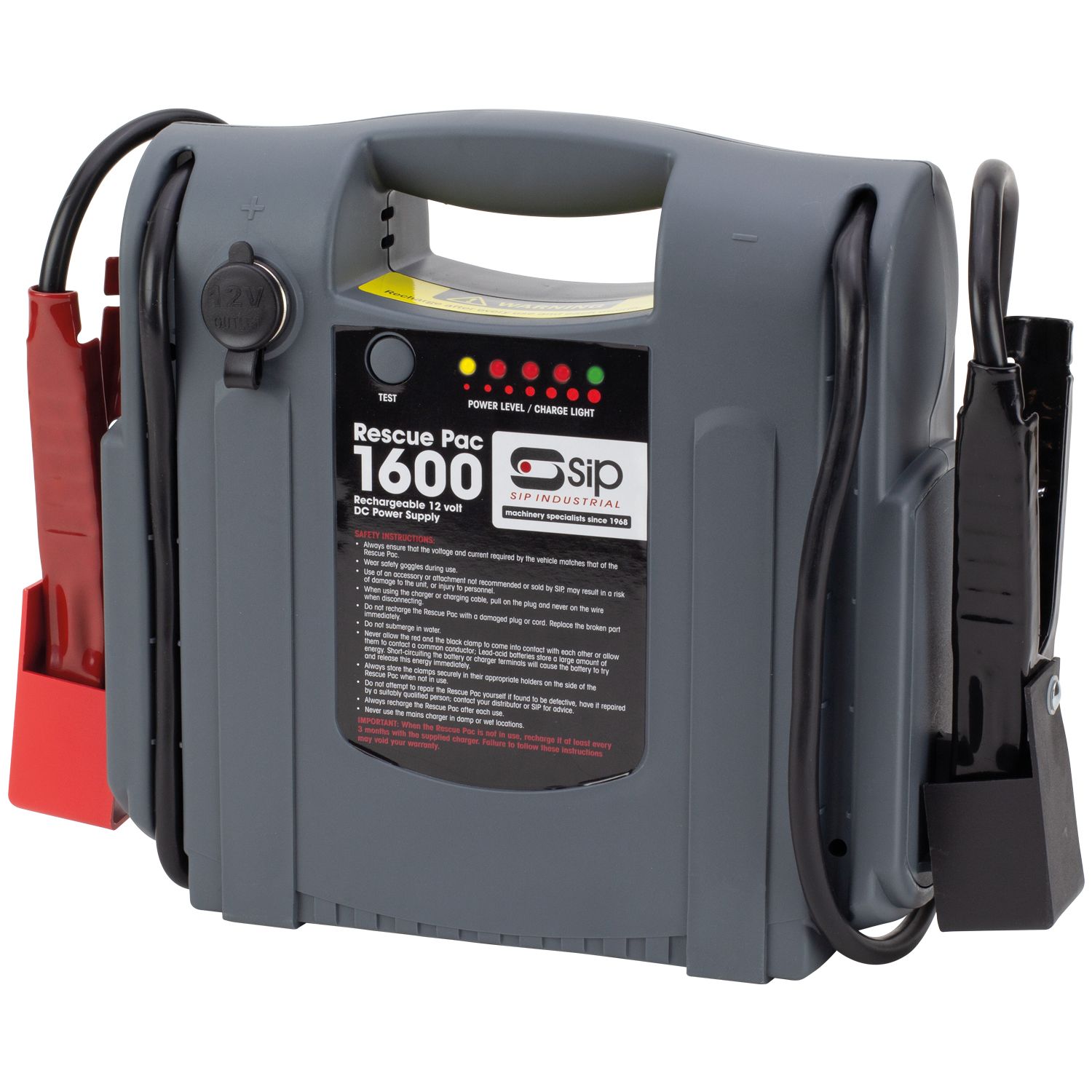 3936 | SIP Rescue Pac 1600 Battery Charger For Lead Acid 12 V 12V | RS