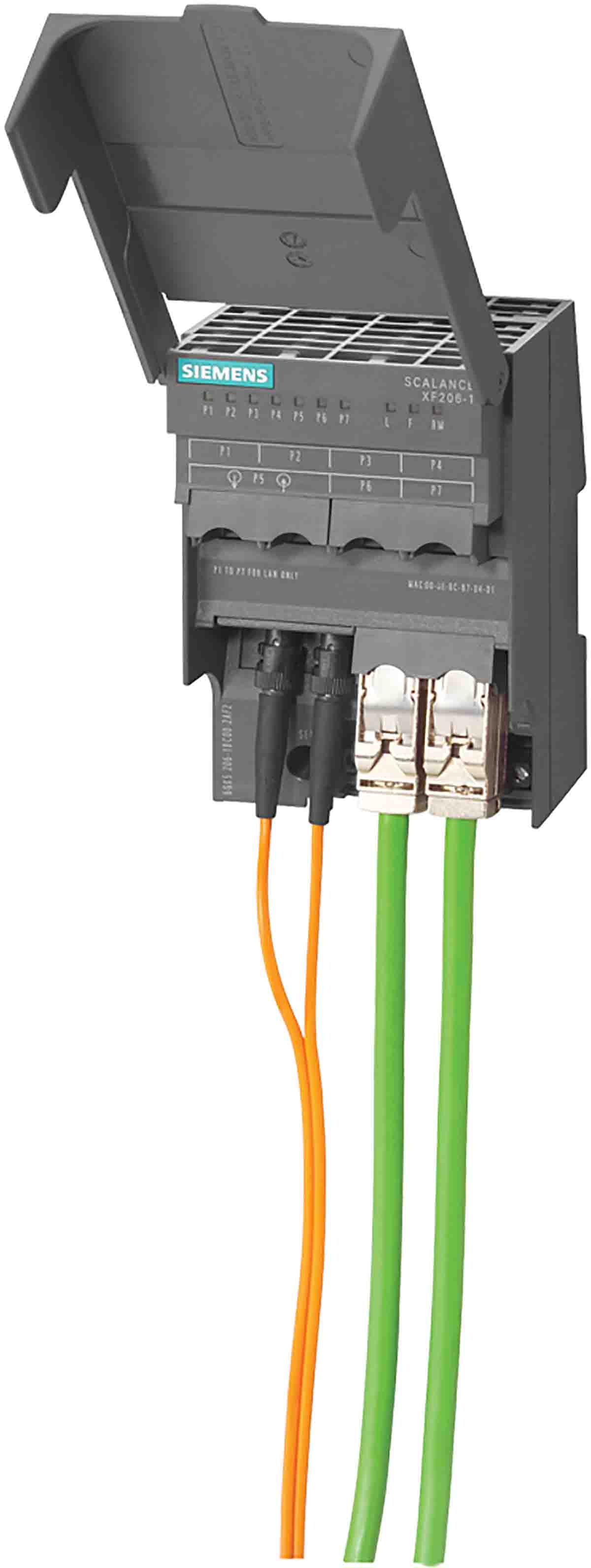 Siemens DIN Rail Mount Ethernet Switch, 6 RJ45 port, 24V dc, 10 Mbit/s, 100 Mbit/s Transmission Speed
